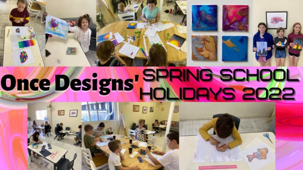 Once Designs’ Spring School Holiday 2022 Wide Bay Kids