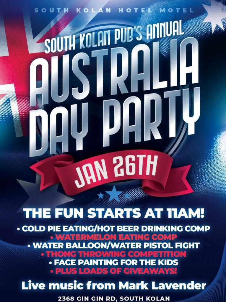 South Kolan Pub's Annual Australia Day Party 2024 Wide Bay Kids — free download