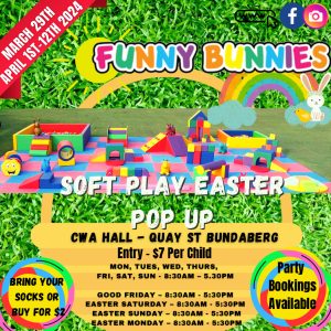 Funny Bunnies Soft Play Easter Pop Up 1