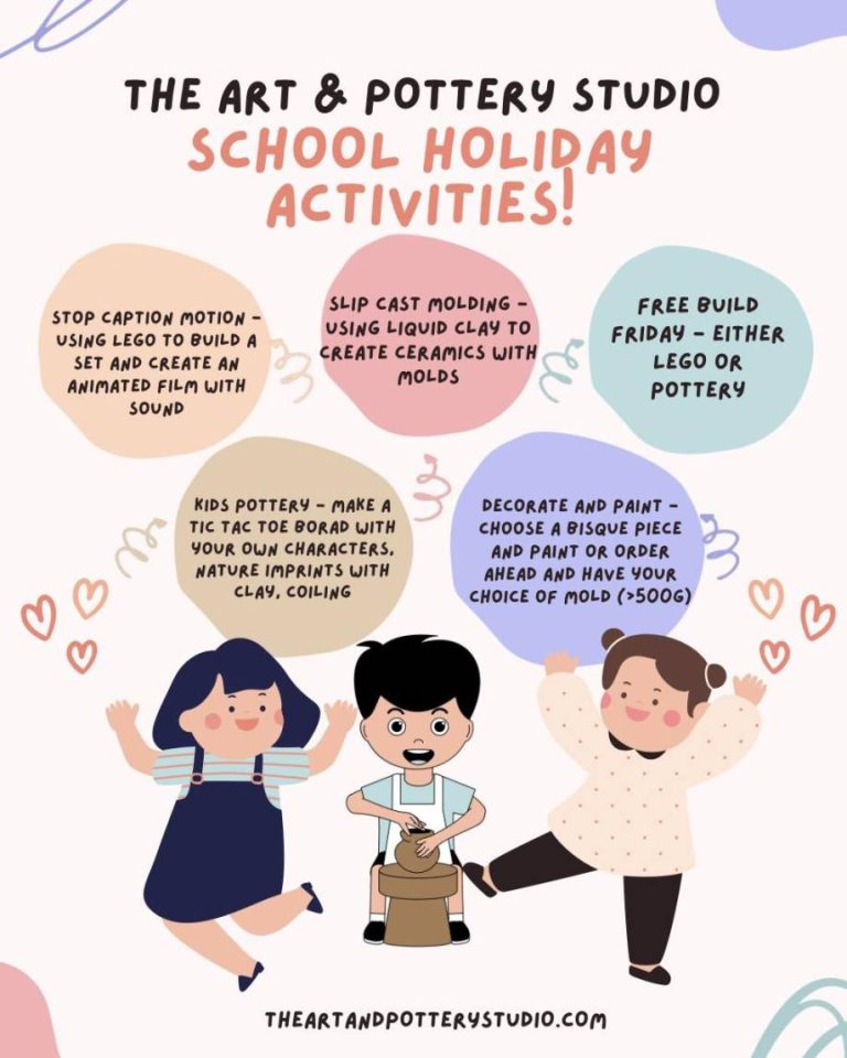 Puttery Activities Book The Art and Pottery Studio Easter School Holiday Activities 2024 - Wide ...