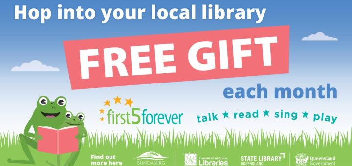Grab Your Monthly Gift for Kids at Bundaberg Libraries