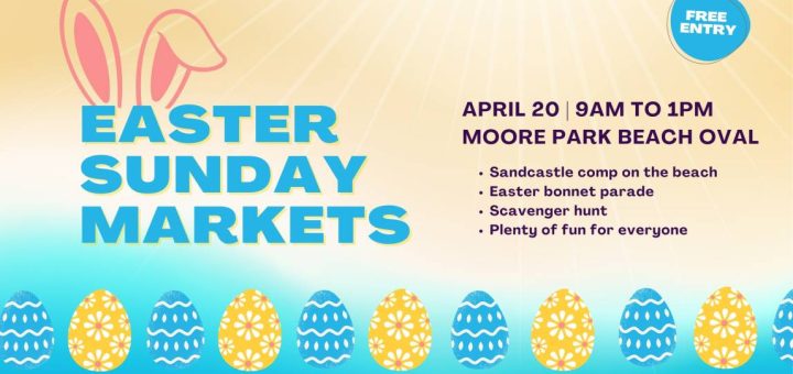 Easter Sunday Markets at Moore Park Beach