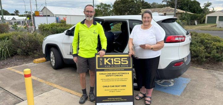 Ruth Cann and Tim Reynolds at Kids in Safe Seats