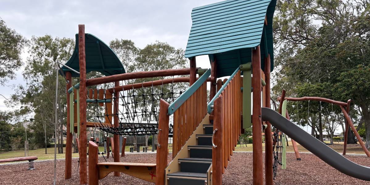 Check Out the Nature Playground along Washpool Creek 1 Check Out the Nature Playground along Washpool Creek.