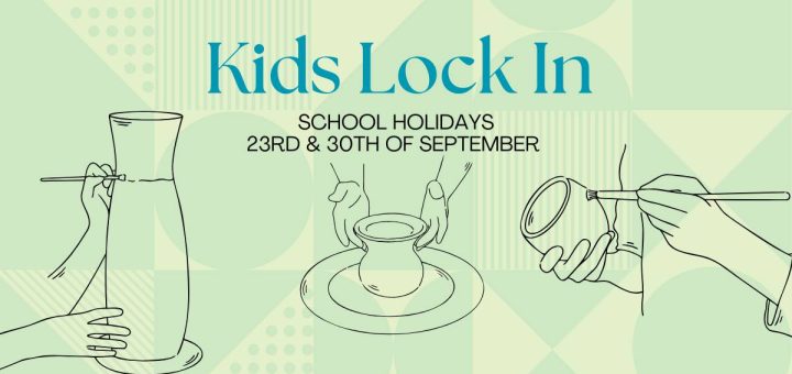 Kids Lock In at Art and Pottery Studio