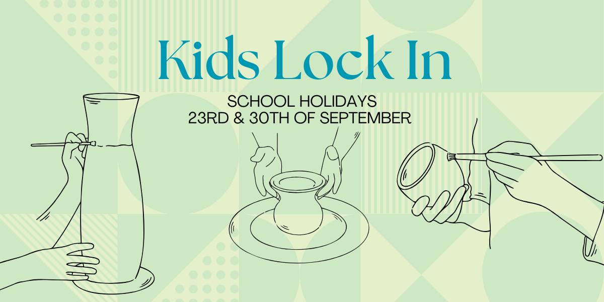 Kids Lock In at Art and Pottery Studio