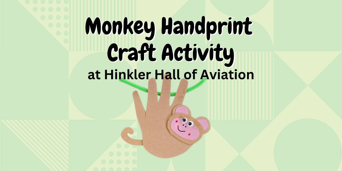 Monkey Handprint Craft Activity at Hinkler Hall of Aviation 1 Monkey Handprint Craft Activity at Hinkler Hall of Aviation