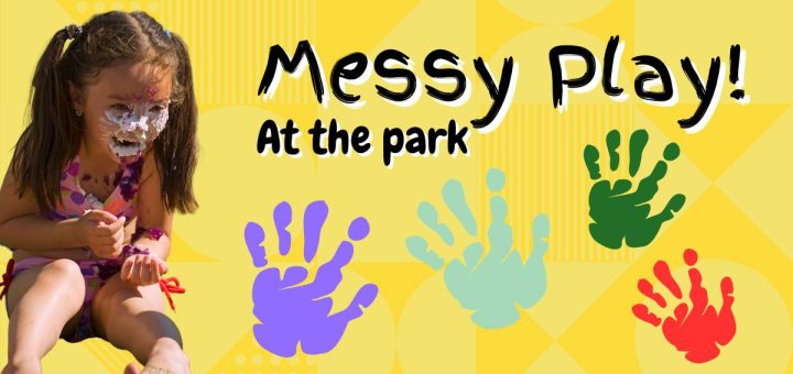 Messy Play in the Park at Gin Gin