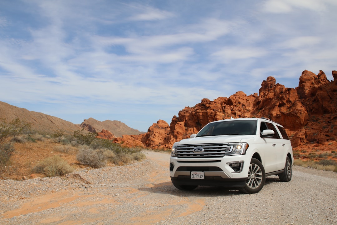 From Bays to Playgrounds: Exploring Australia with Short-Term Car Hire 1 parked white Ford Explorer SUV