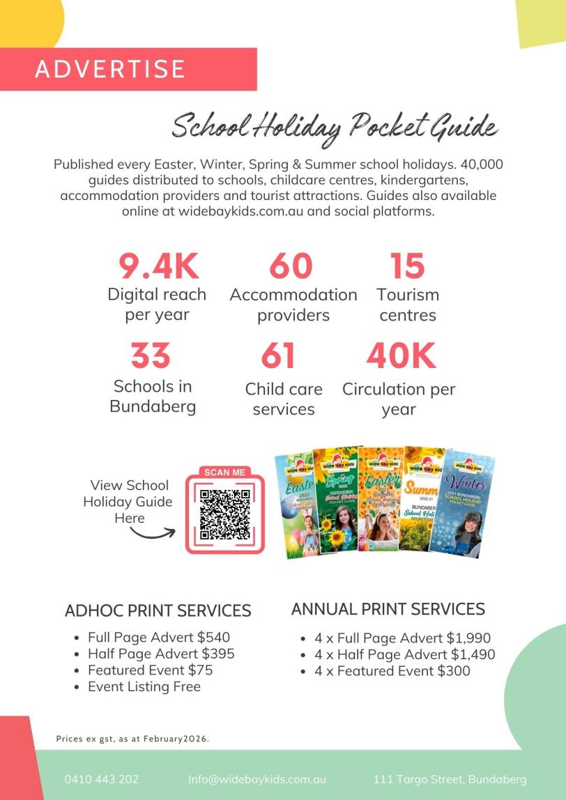 Advertising with Wide Bay Kids 6