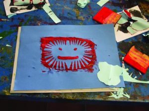 Mini-Makers: Printmaking at Childers Arts Space – A Free Drop-In Art Activity for Kids 3