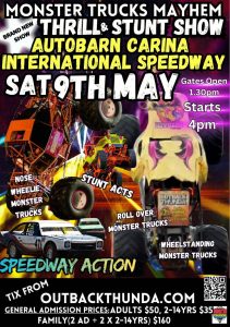Monster Truck Mayhem and Thrills Stunt Show 22