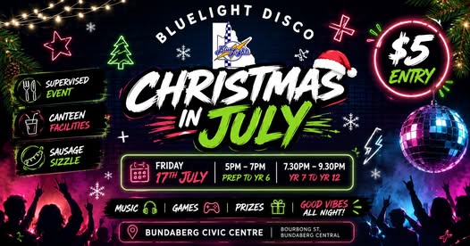 Bluelight Disco – Christmas in July 1
