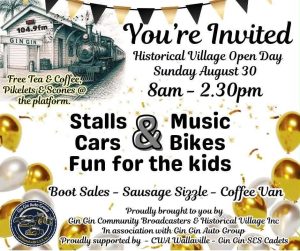 Step Back in Time at the Gin Gin Historical Village Open Day 3 Step Back in Time at the Gin Gin Historical Village Open Day 2