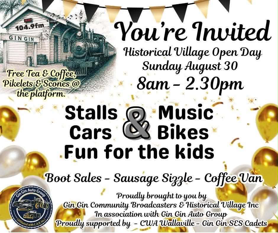 Step Back in Time at the Gin Gin Historical Village Open Day 1 Step Back in Time at the Gin Gin Historical Village Open Day 1