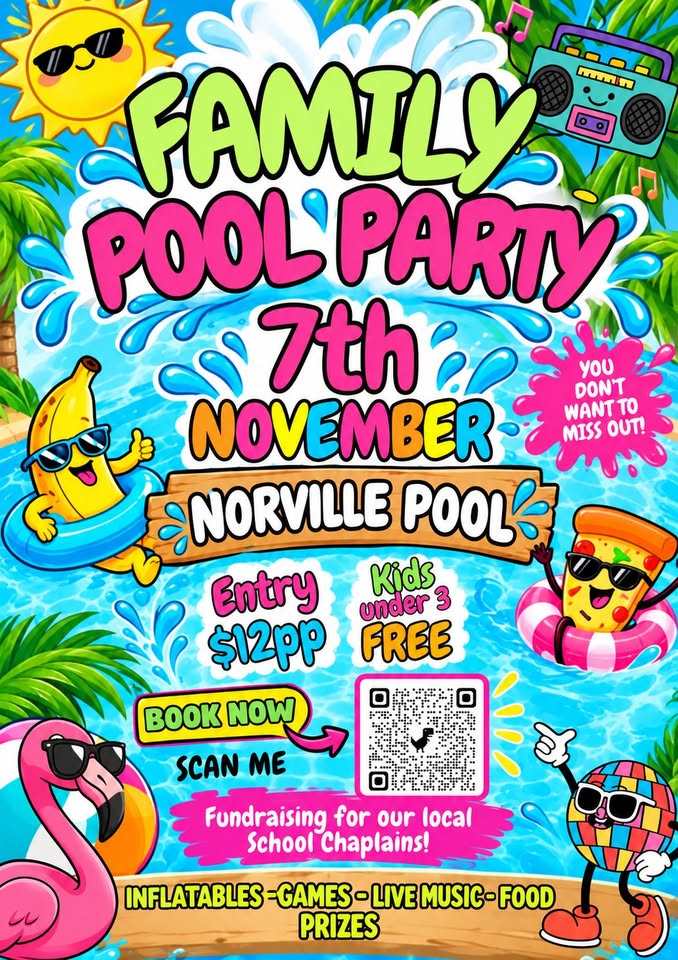 Bundaberg School Chappies Family Pool Party Fundraiser 1 Bundaberg School Chappies Family Pool Party Fundraiser 1